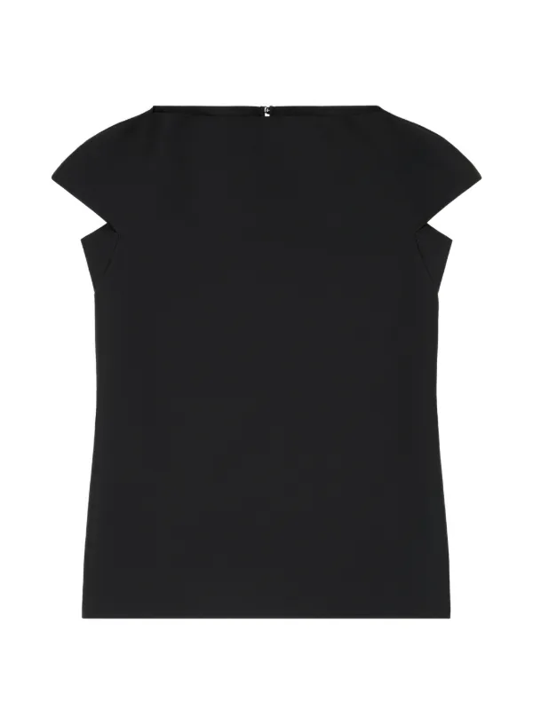 MM6 Maison Margiela Cap-sleeve Dress in Black