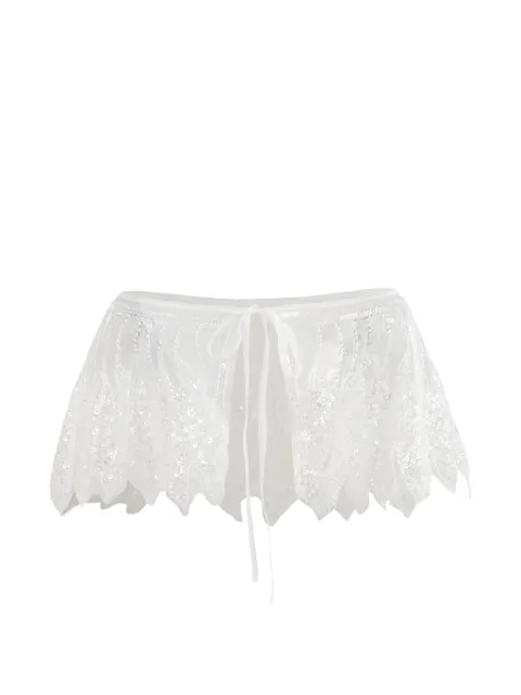 Tulleen estola con lentejuelas