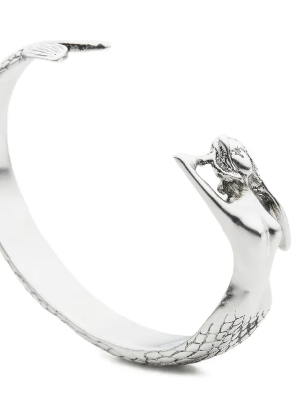 MM6 Maison Margiela Mermaid Cuff Bracelet | Silver | FARFETCH