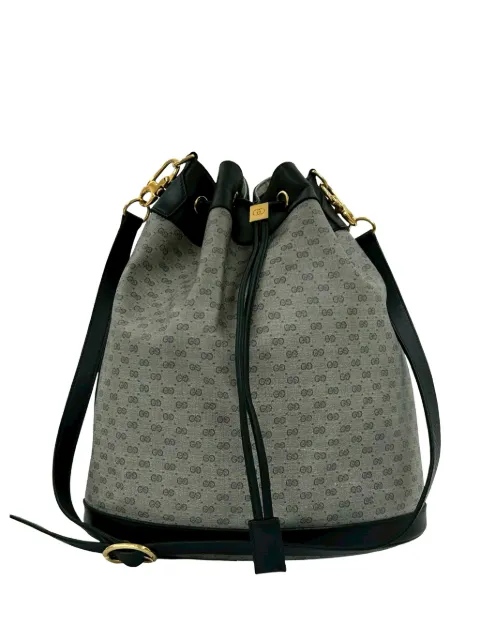 Gucci Pre-Owned 2000-2015 Micro GG Supreme Drawstring bucket bag