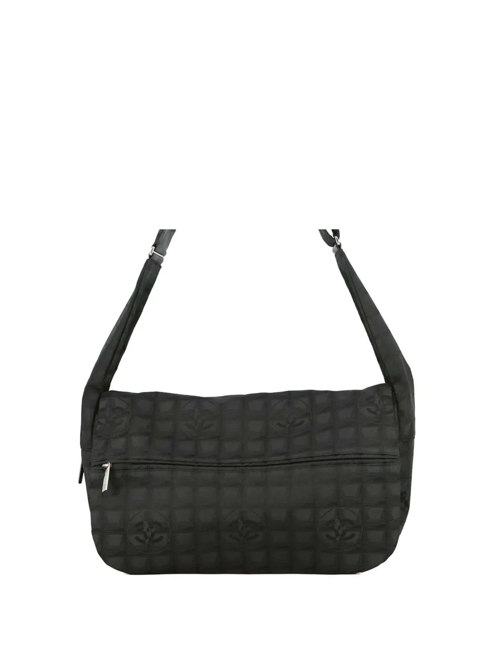 CHANEL Pre-Owned 2009-2010 New Travel Line Nylon Messenger crossbody bag - Nero