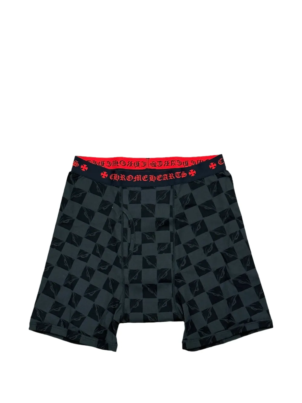 Chrome Hearts checkered boxers - Nero