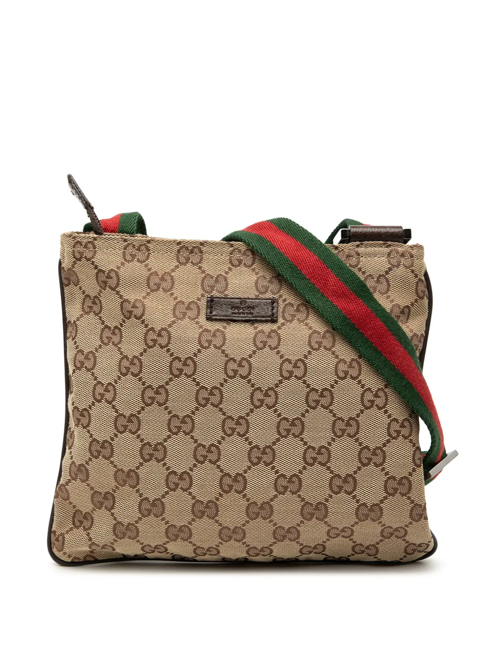 Gucci Pre-Owned 2000-2015 GG Canvas Web crossbody bag - Brown