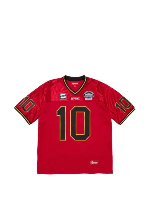 Supreme Sequin Football Jersey T-shirt | Blue | FARFETCH