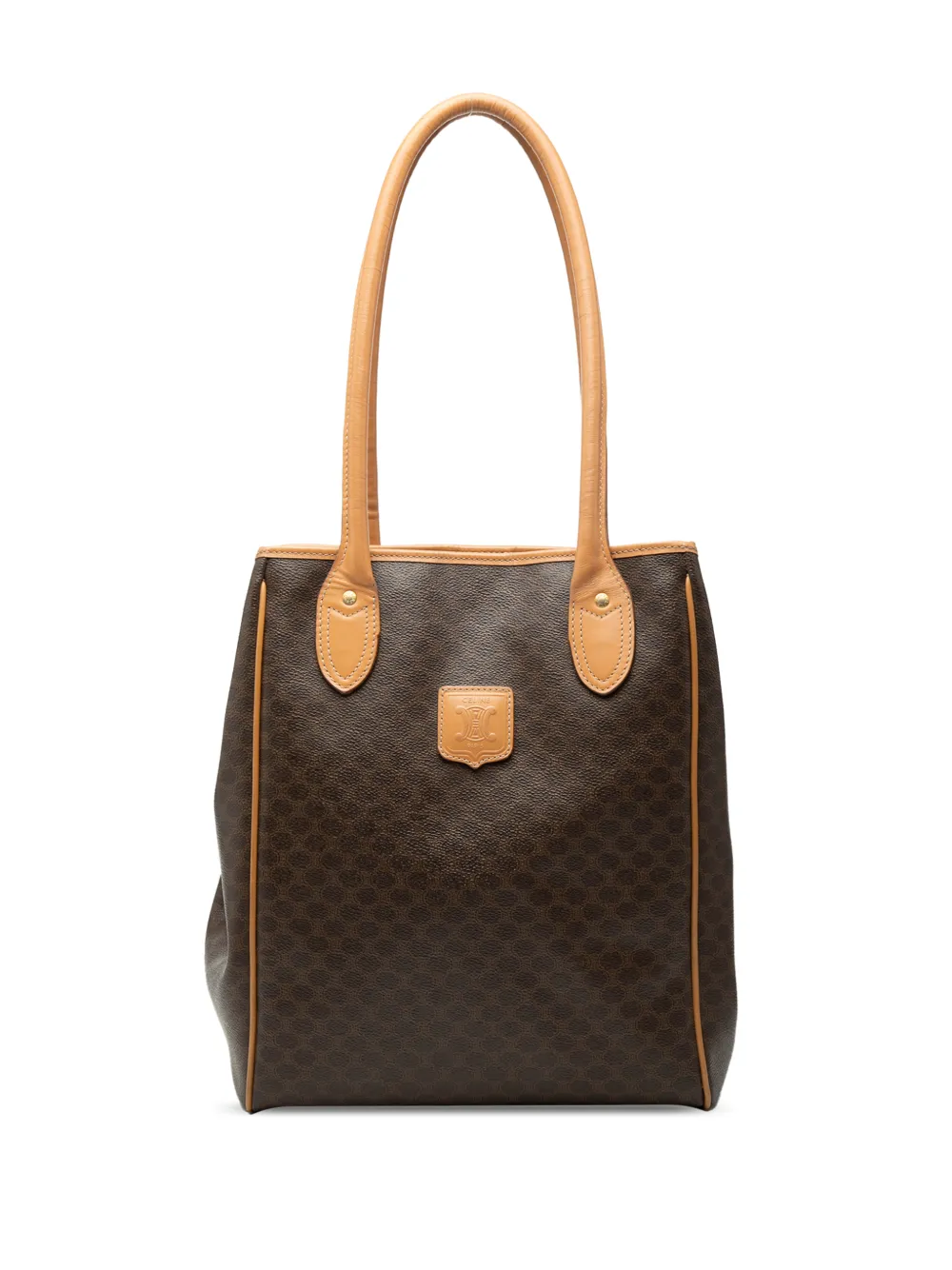 Celine Pre-Owned 2013 Macadam Coated Canvas tote bag - Marrone
