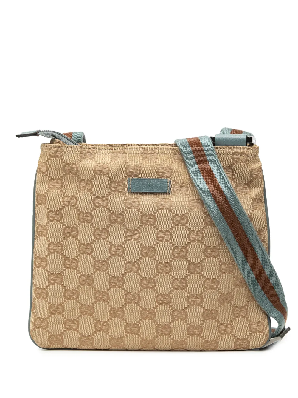 Gucci Pre-Owned 2000-2015 GG Canvas Web crossbody bag - Marrone