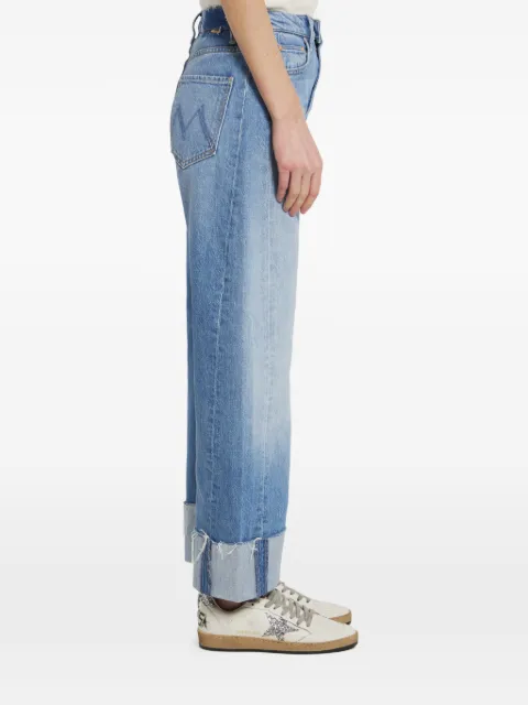MOTHER The Half-Pipe Ankle Cuff Fray cotton jeans