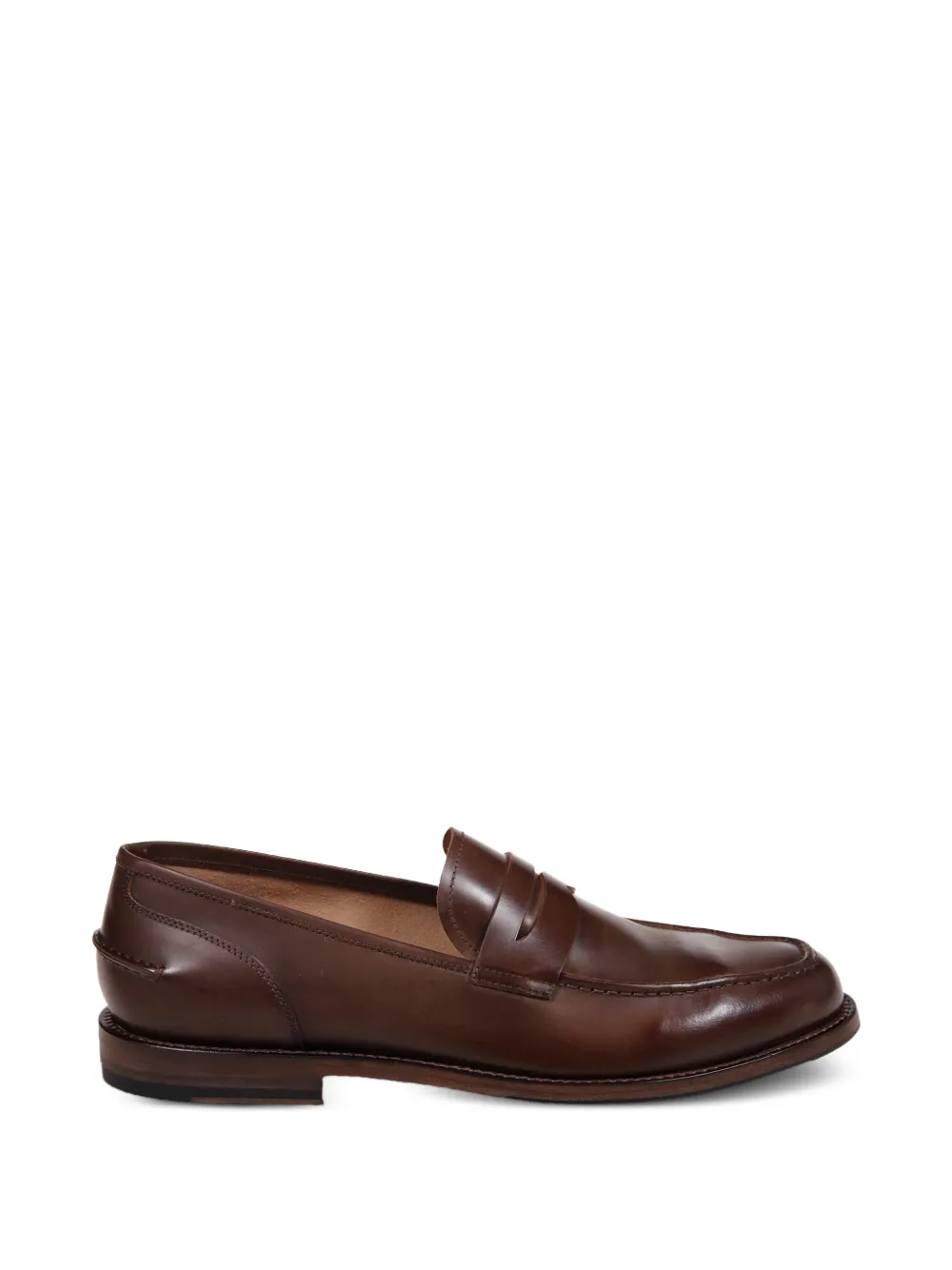 Alberto Fasciani Brian penny strap loafers - Marrone