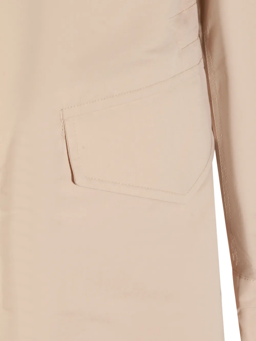 Eleventy Jack met opgestikte zak Beige