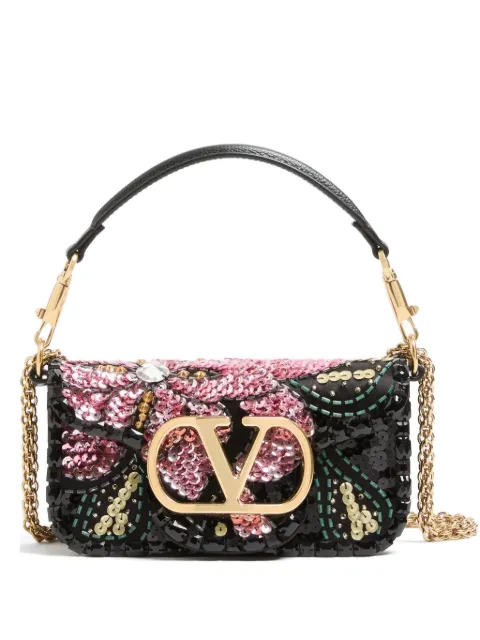 Valentino Garavani VLogo sequin-embellished tote bag