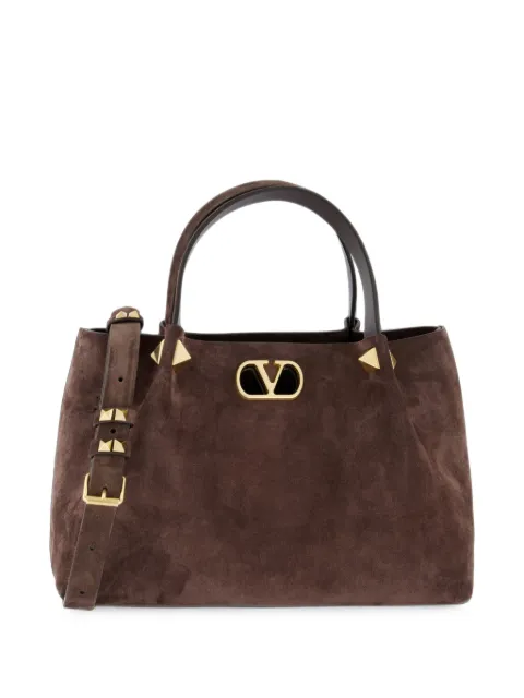 Valentino Garavani Valentino Garavani small shopping bag in soft suede