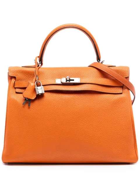 Hermès Pre-Owned bolsa satchel Togo Kelly II Retourne 35 2010