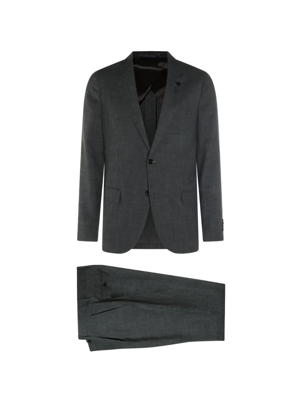 Lardini notched-lapel suit - Grigio