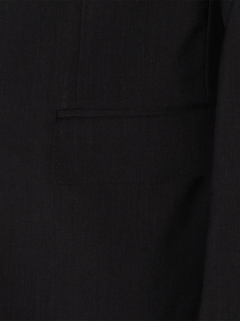 Lardini Pak met gekerfde revers Zwart