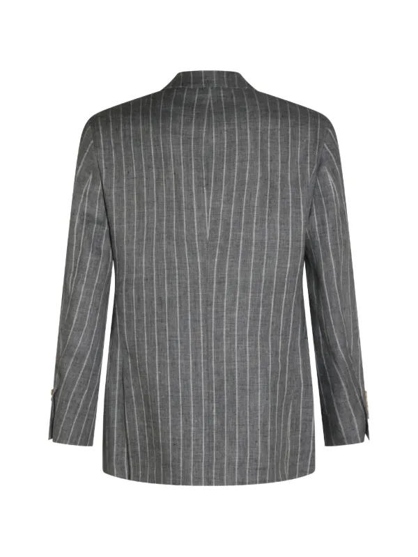 Brunello Cucinelli ダブルジャケット | グレー | FARFETCH JP