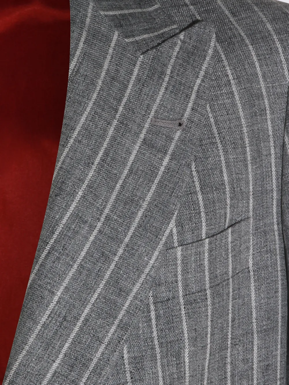 Brunello Cucinelli Double-breasted Blazer - Grey 