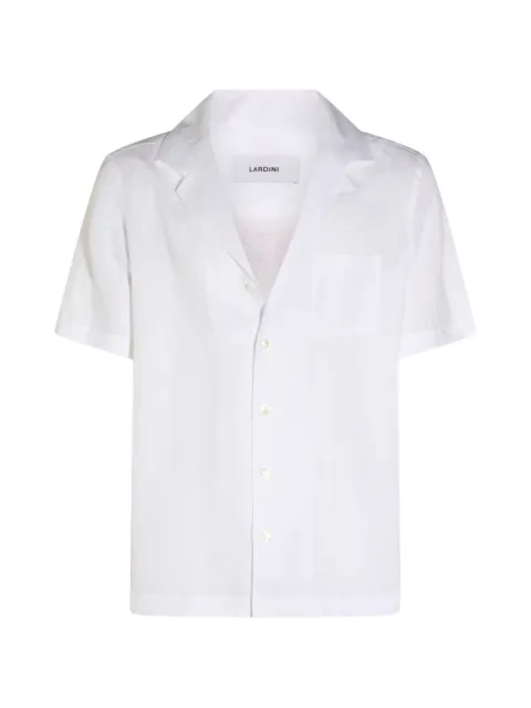 Lardini V-neck short-sleeved shirt