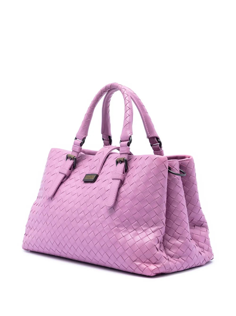 2012-2026 Small Nappa Intrecciato Roma Satchel