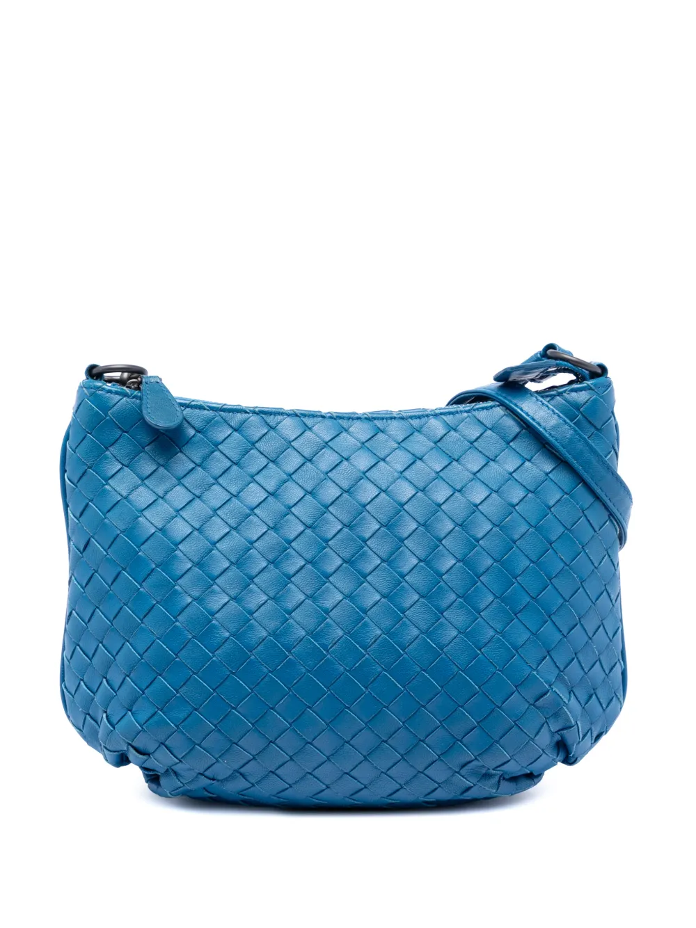 Bottega Veneta Pre-Owned 2012-2026 Nappa Intrecciato crossbody bag - Blu