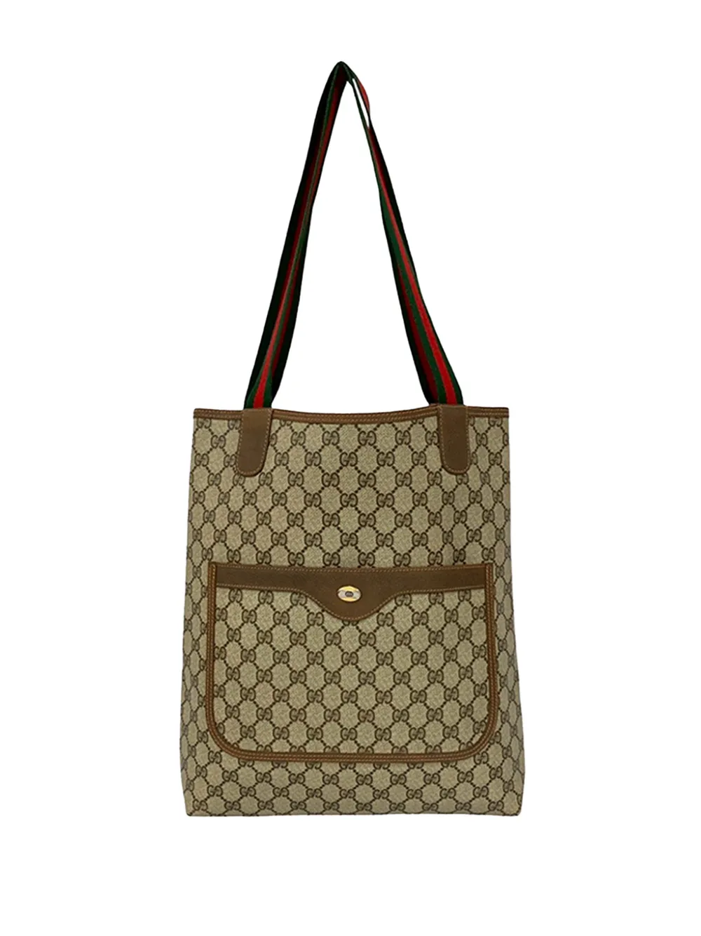 Gucci Pre-Owned 20th Century GG Supreme Web tote bag - Marrone