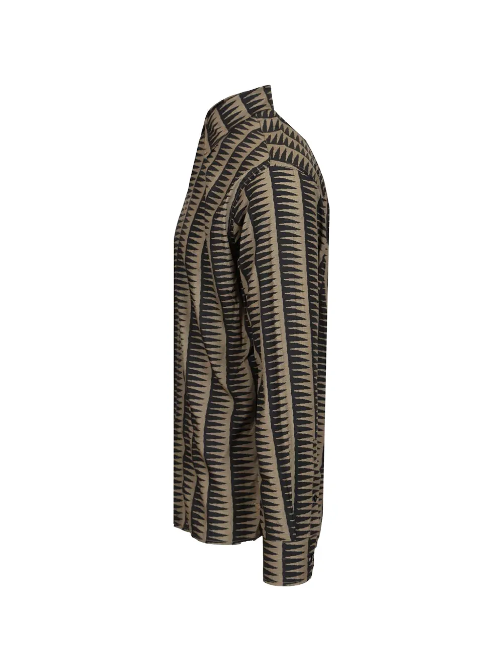 Emporio Armani Overhemd met geometrische print Beige