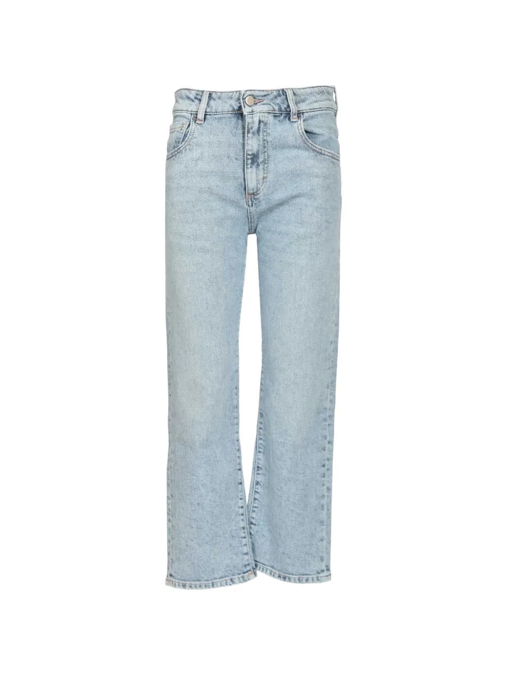 ICON DENIM Mimi five-pocket cropped jeans - Blu