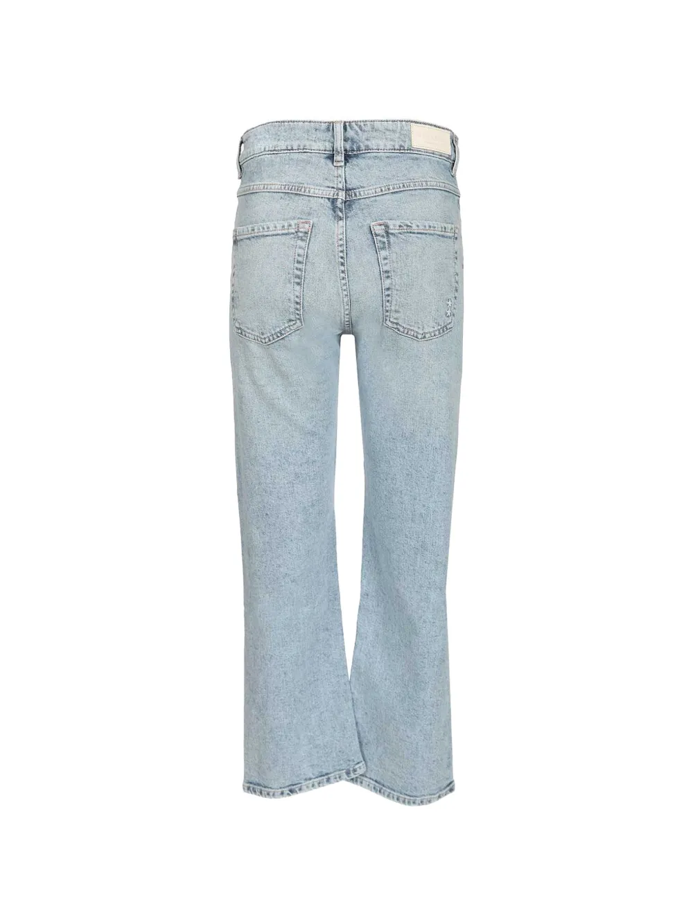  Icon Denim Vaqueros Capri Mimi Con Cinco Bolsillos - Azul 