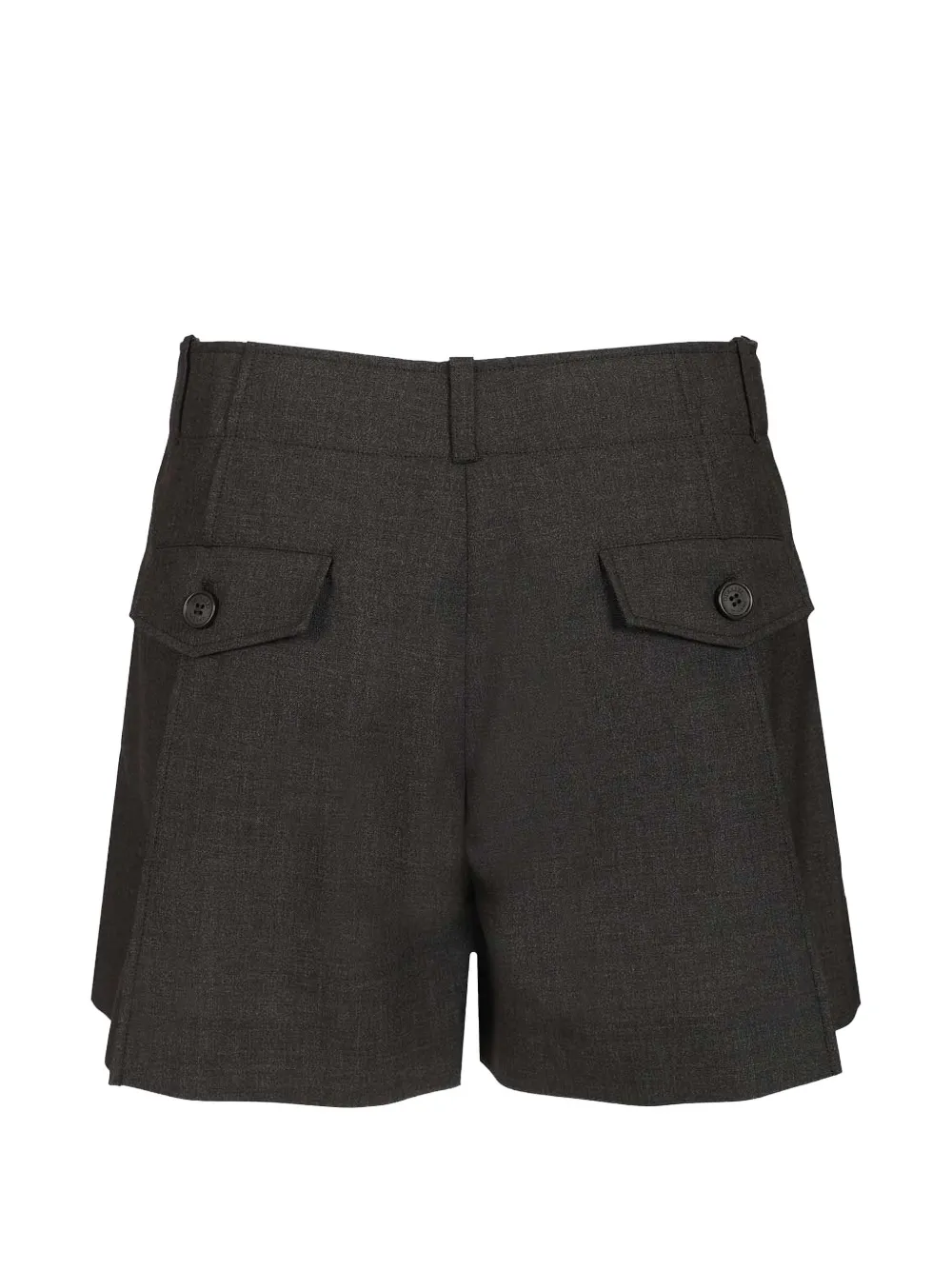  Durazzi Milano Belt-loop Tailored Shorts - Grey 