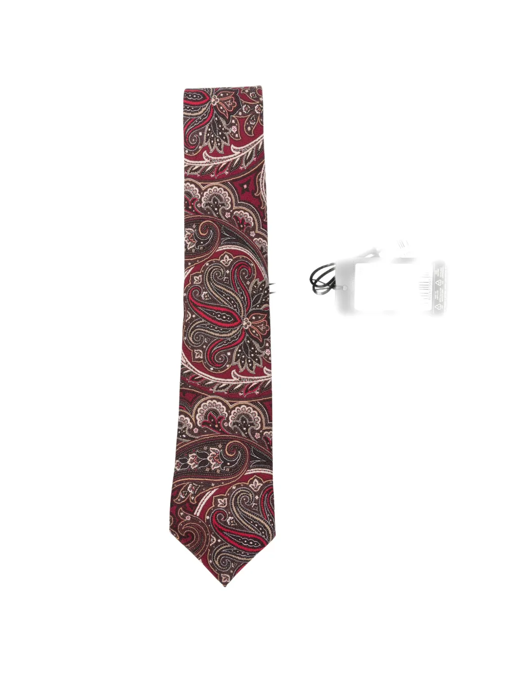 Gabriele Pasini paisley-print silk tie - Rosso