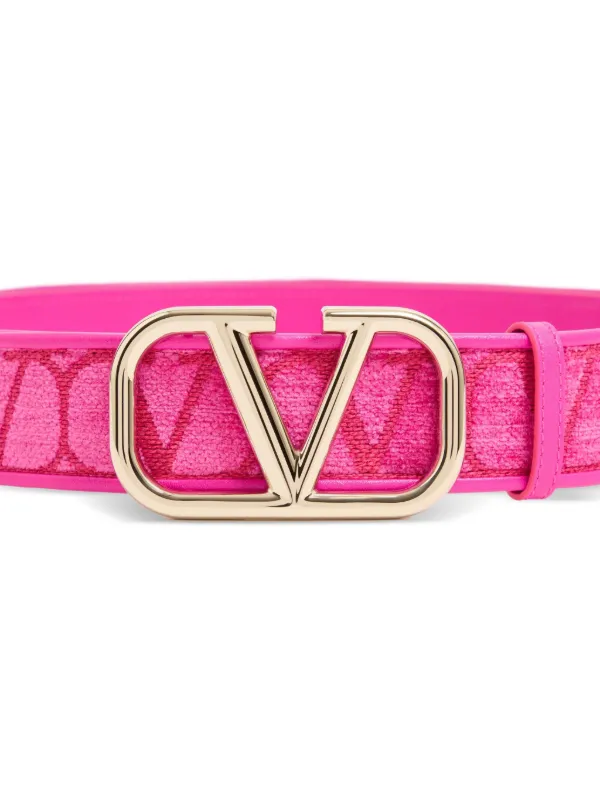 Valentino Garavani Toile Iconographe Fabric Belt With  display picture 3