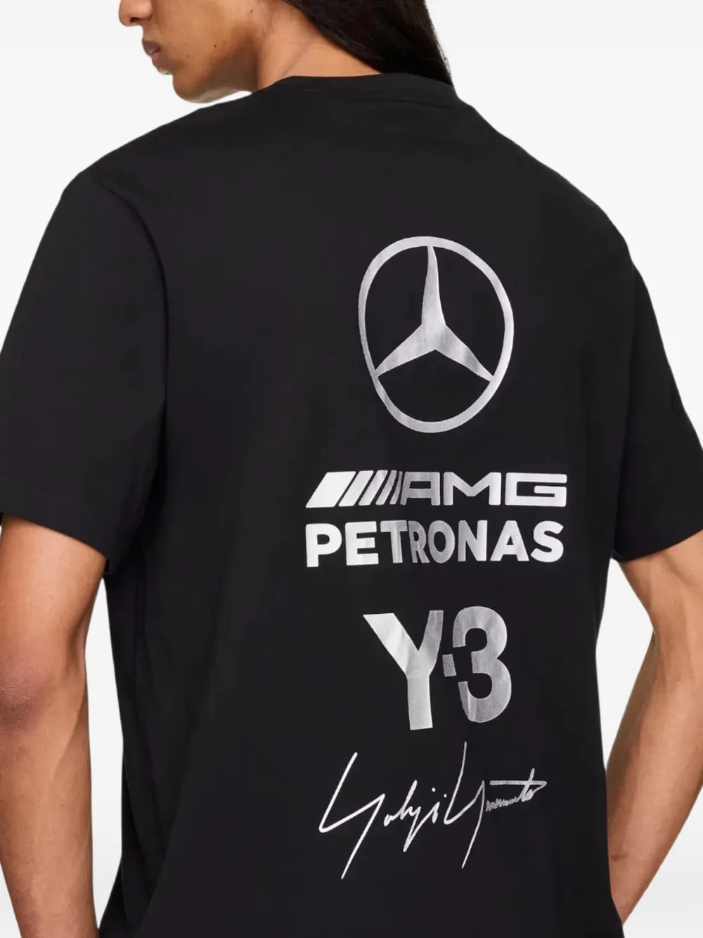 Y-3 X Amg T-shirt met korte mouwen Zwart