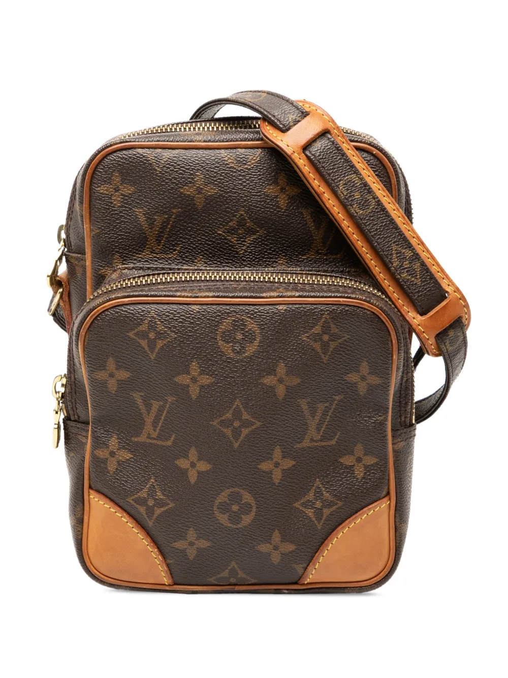 Louis Vuitton Pre-Owned 2001 Monogram Amazone crossbody bag - Marrone