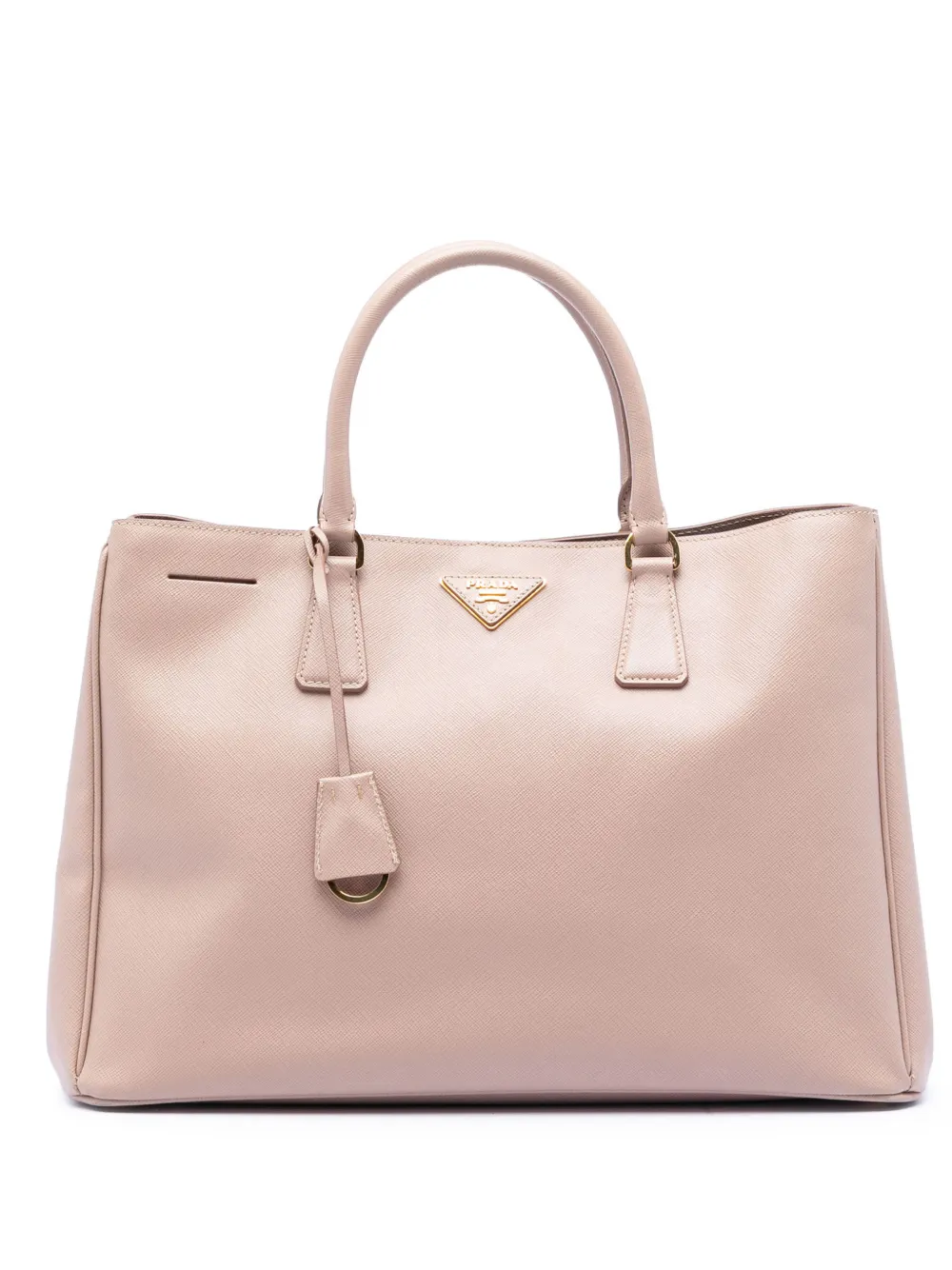 Prada Pre-Owned 2021-2026 Large Saffiano Lux Galleria satchel - Marrone