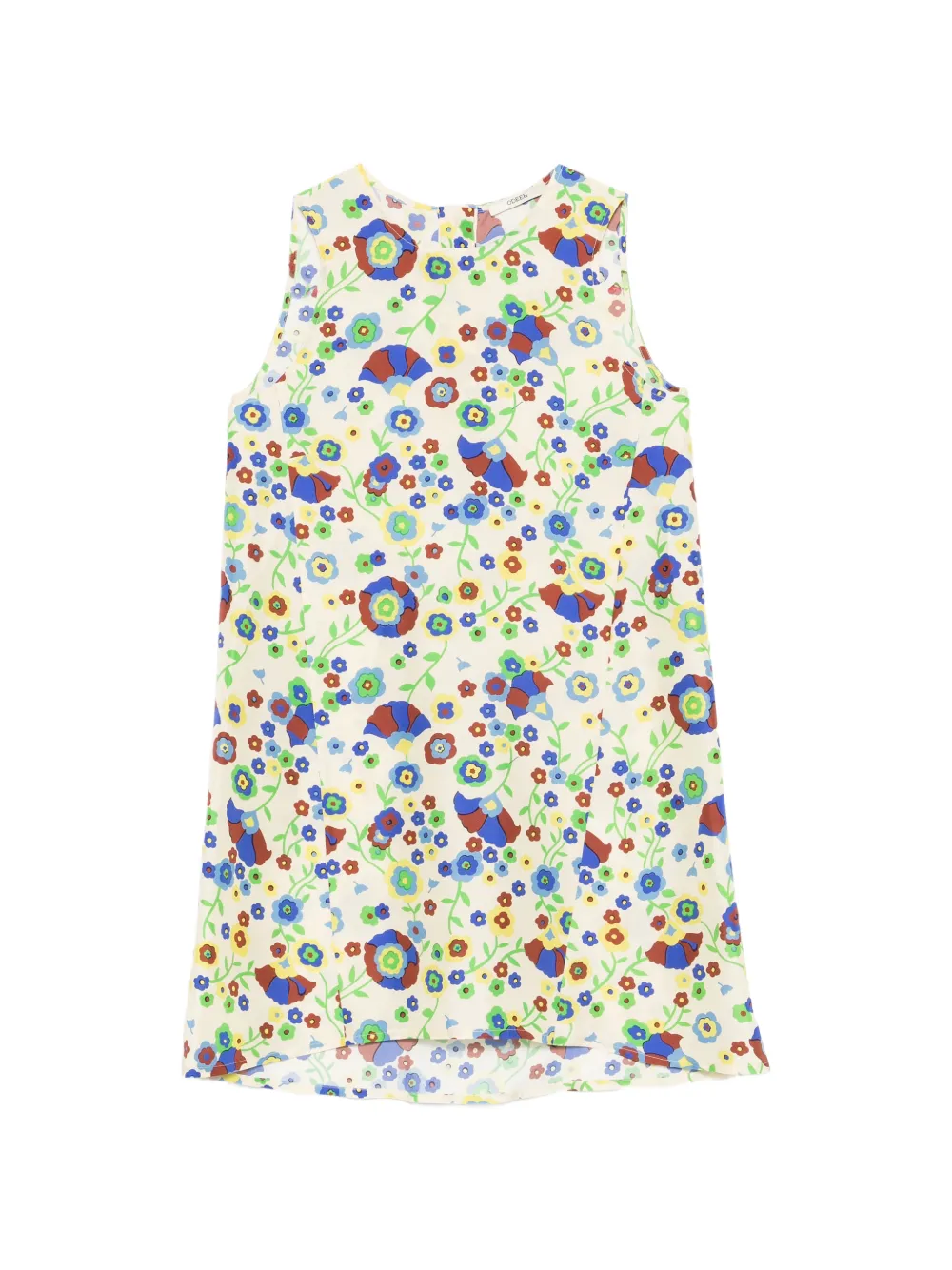 Odeeh floral sleeveless blouse - Giallo