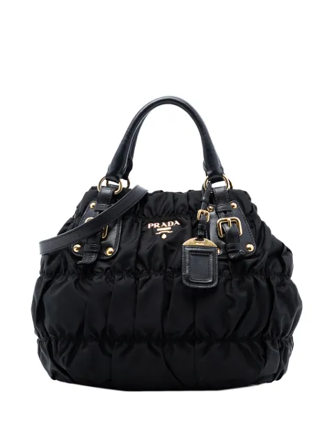 Prada Pre-Owned 2010-2026 Tessuto Gaufre satchel