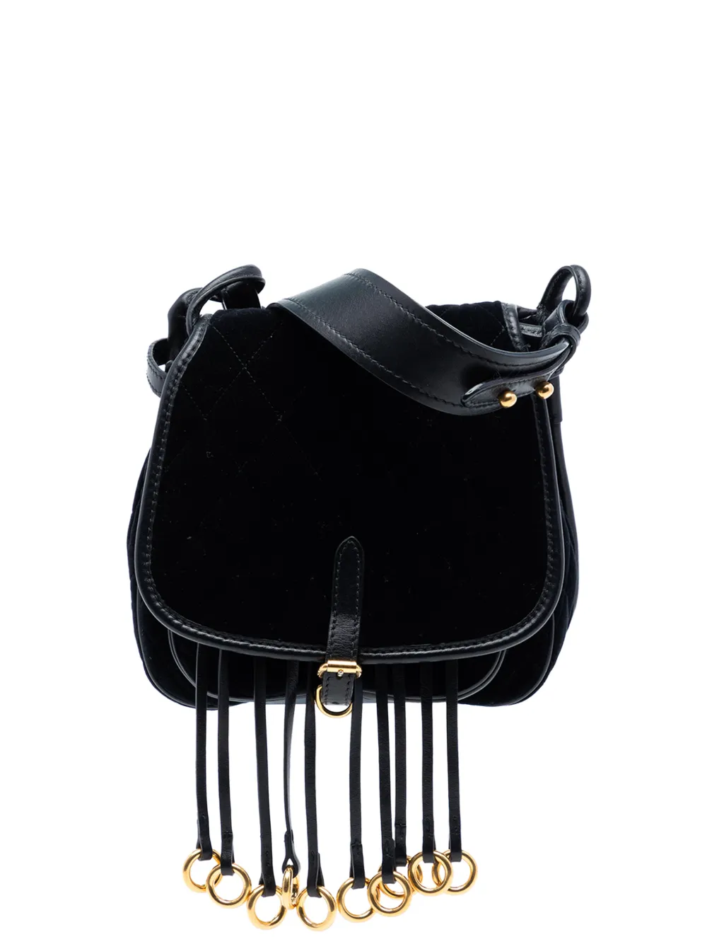 Prada Pre-Owned 2000-2025 Impuntu Velluto Corsaire crossbody bag - Nero