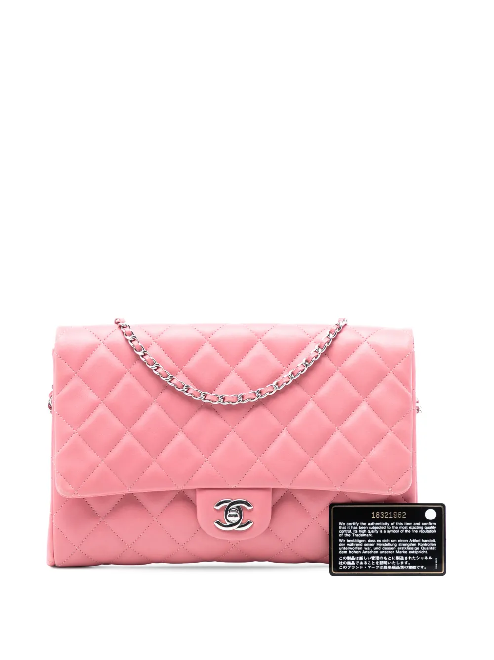 2013-2014 Cc Quilted Lambskin Flap Clutch On Chain Shoulder Bag