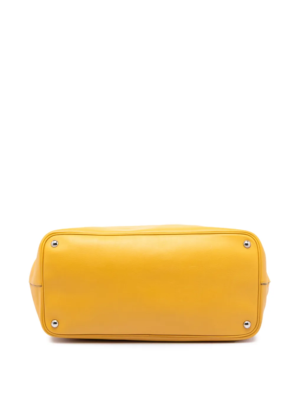 2010-2025 City Calf Leather Buckle Tote Bag