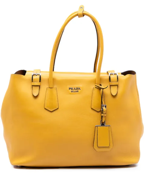Prada Pre-Owned 2010-2025 City Calf Leather Buckle tote bag