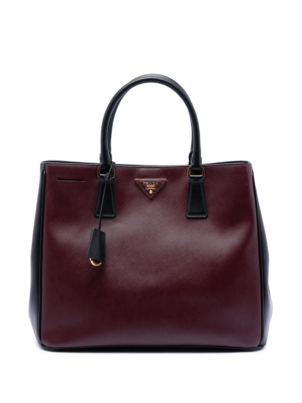 Prada Pre-Owned 2010-2026 Medium Bicolor Saffiano Lux Galleria satchel - Rosso