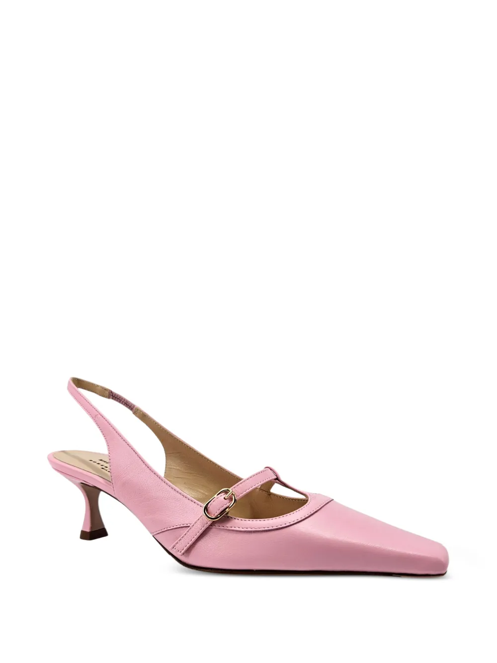 Madison.Maison Penny buckle-strap slingback pumps Roze