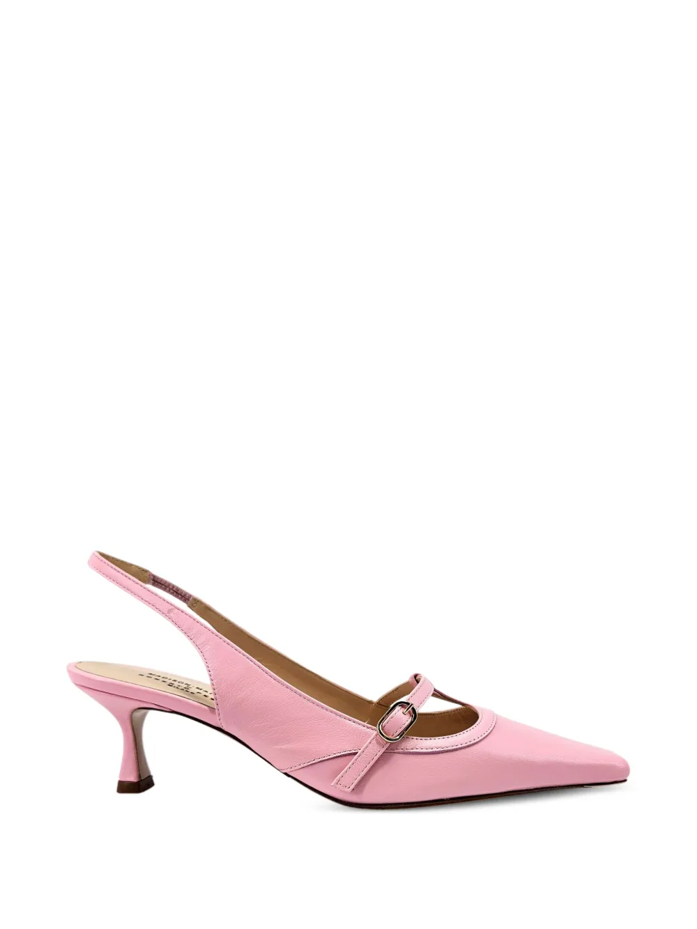 Madison.Maison Penny buckle-strap slingback pumps Roze