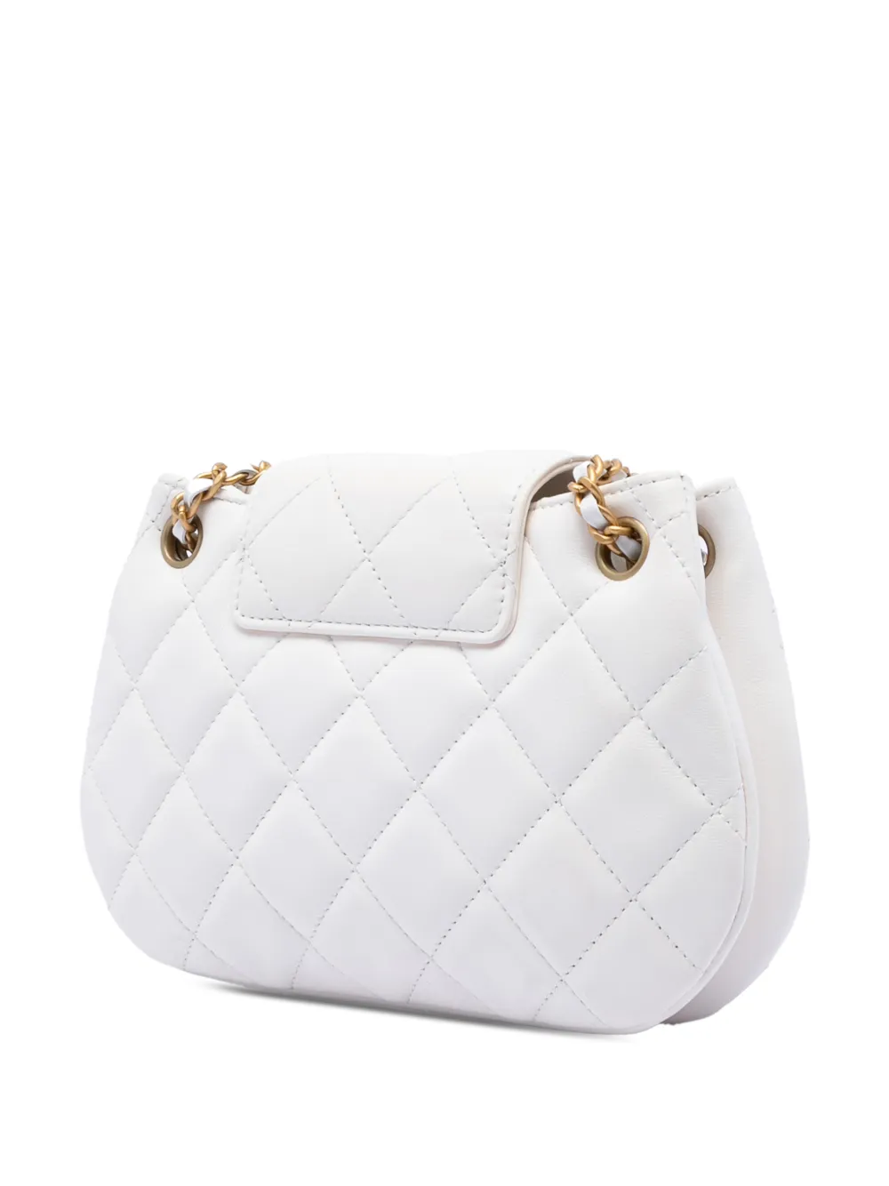 2021-2026 Small Quilted Lambskin Giant Cc Chain Compartment Messenger Bag Crossbody Bag