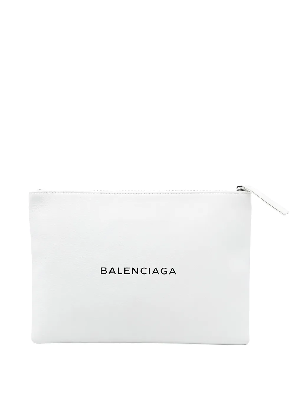 Balenciaga Pre-Owned 2017 Leather Everyday clutch bag - Bianco
