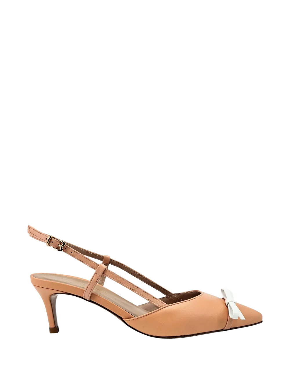 Madison.Maison Alessia leather slingback pumps - Rosa