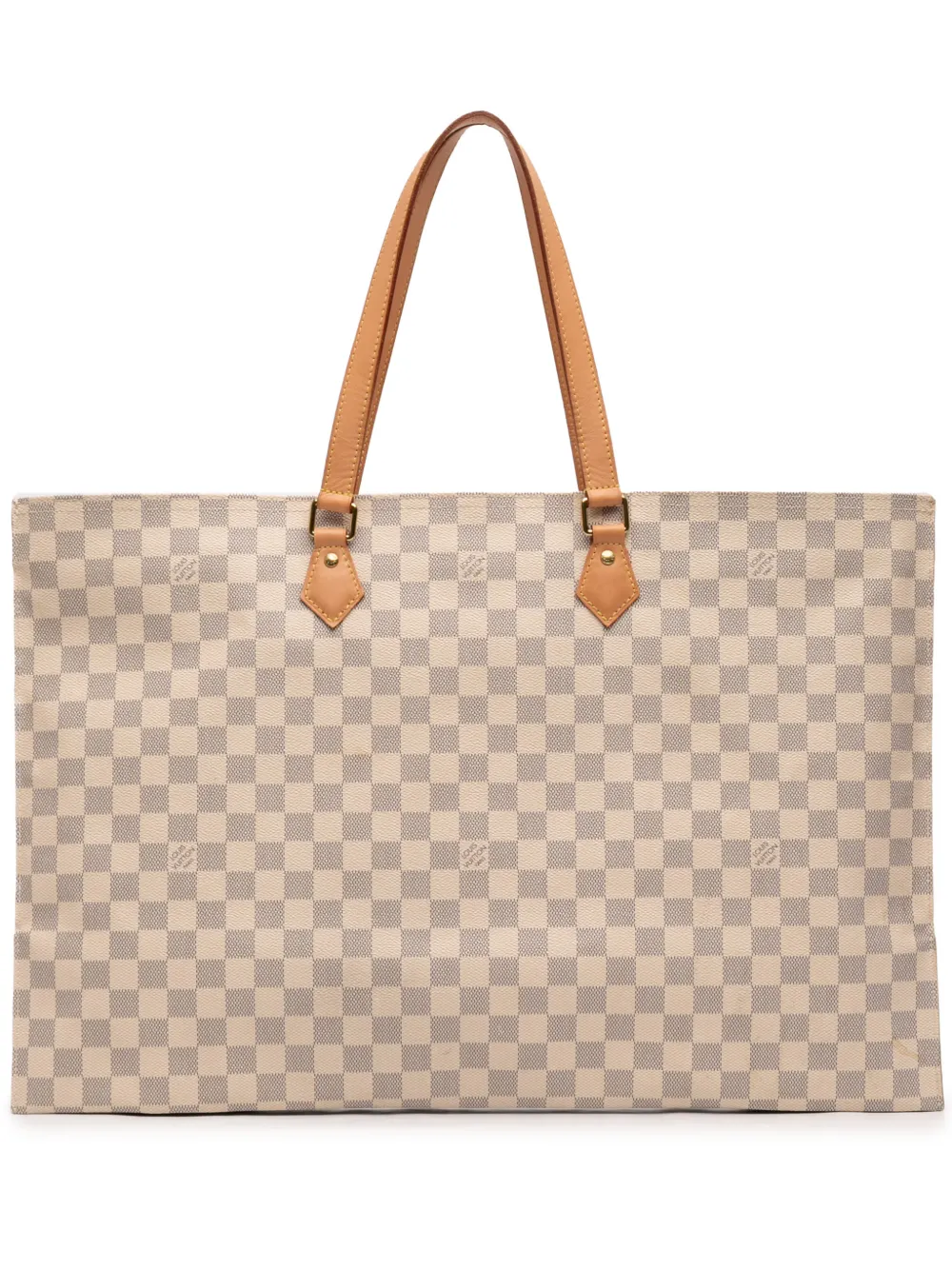 Louis Vuitton Pre-Owned 2019 Damier Azur All In MM tote bag - Marrone