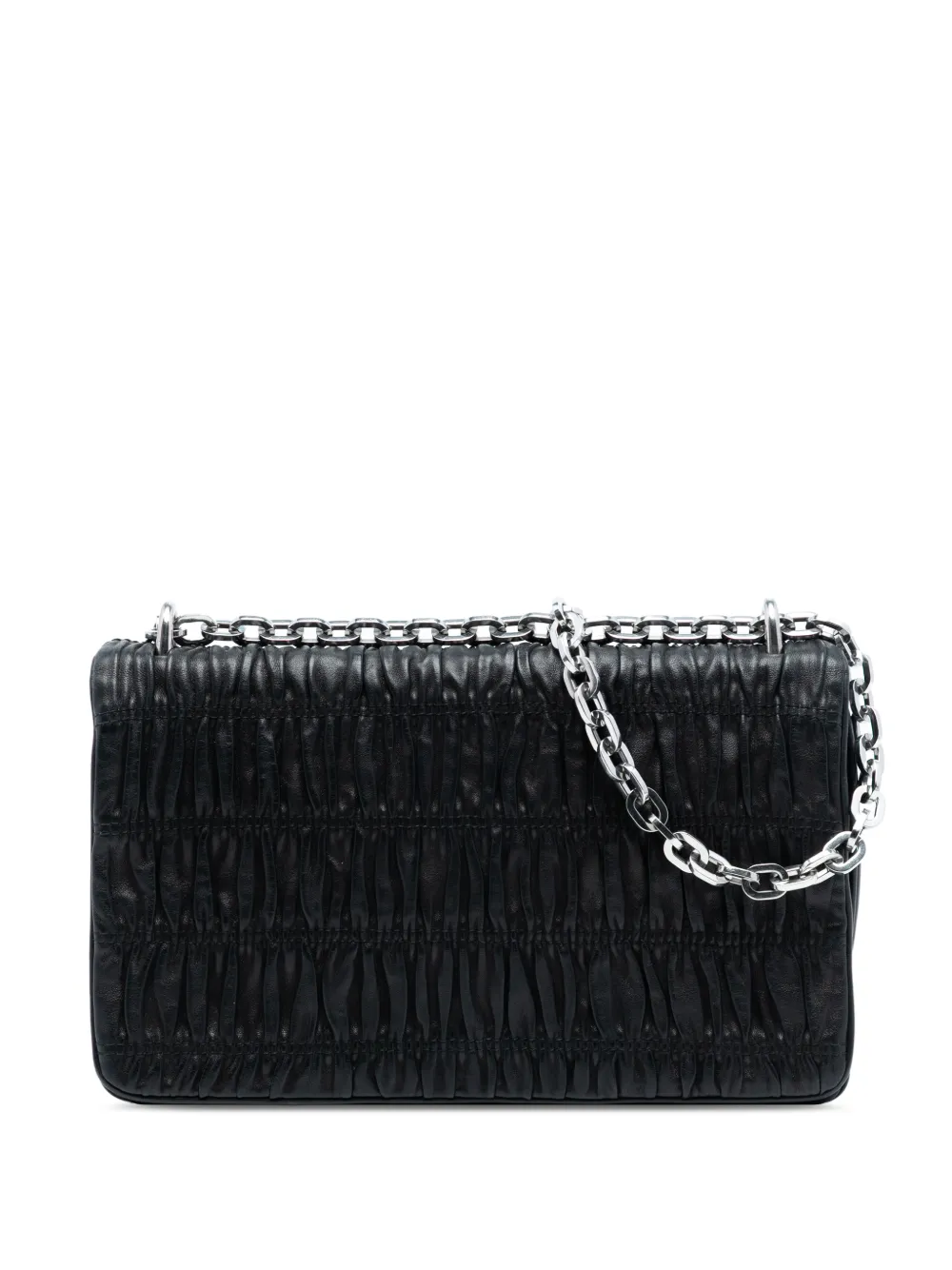 Prada Pre-Owned 2000-2025 Nappa Gaufre shoulder bag - Nero