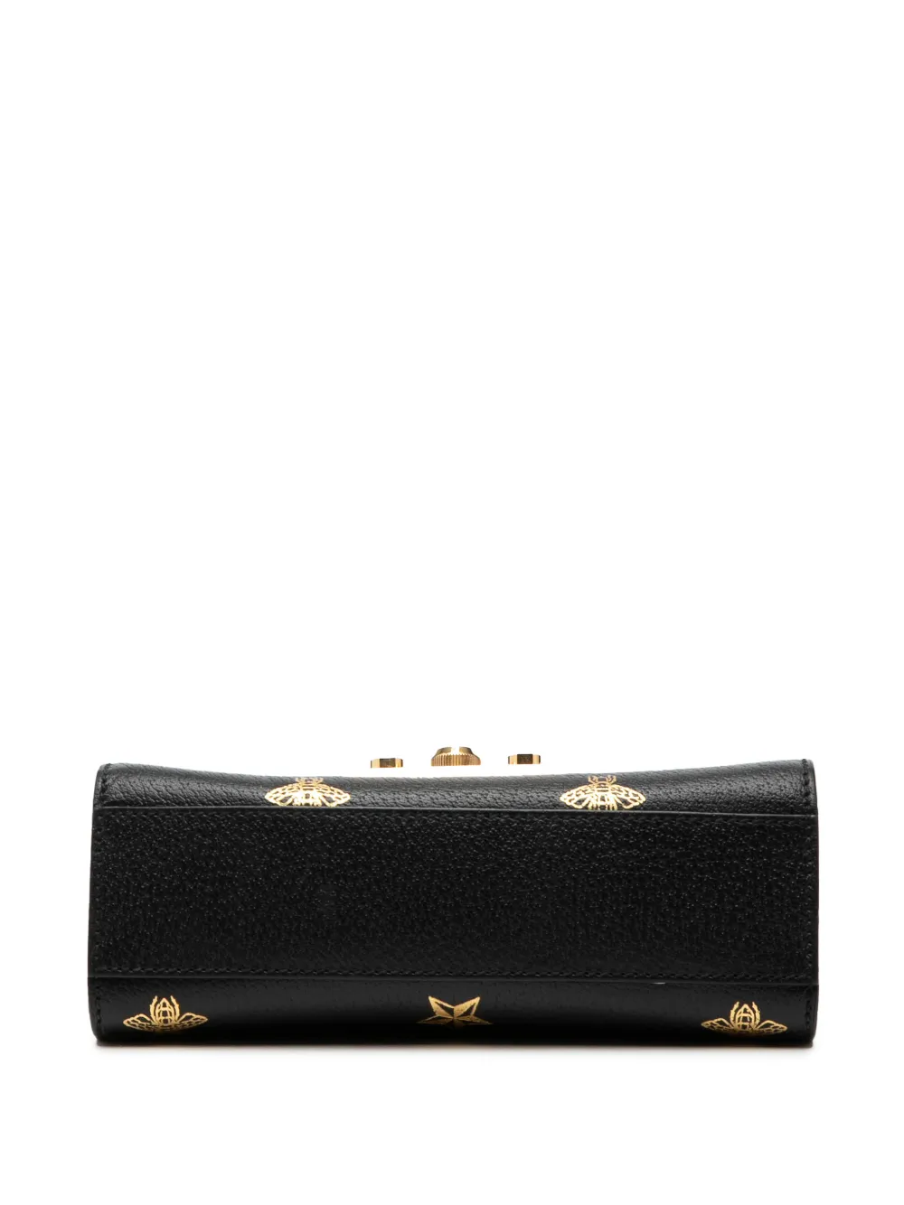 2000-2015 Small Leather Bee Star Padlock Crossbody Bag