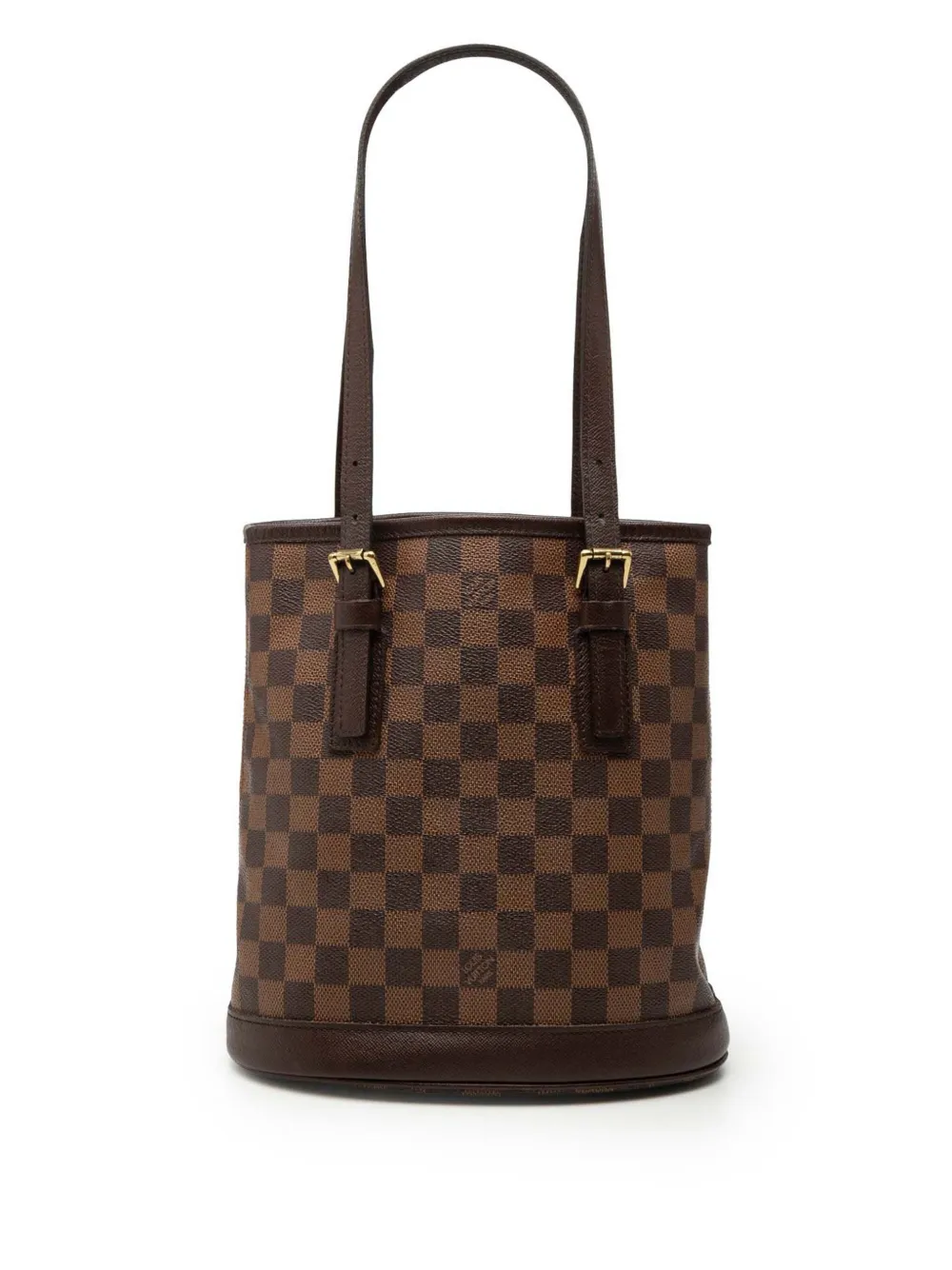 Louis Vuitton Pre-Owned 2003 Damier Ebene Marais bucket bag - Marrone