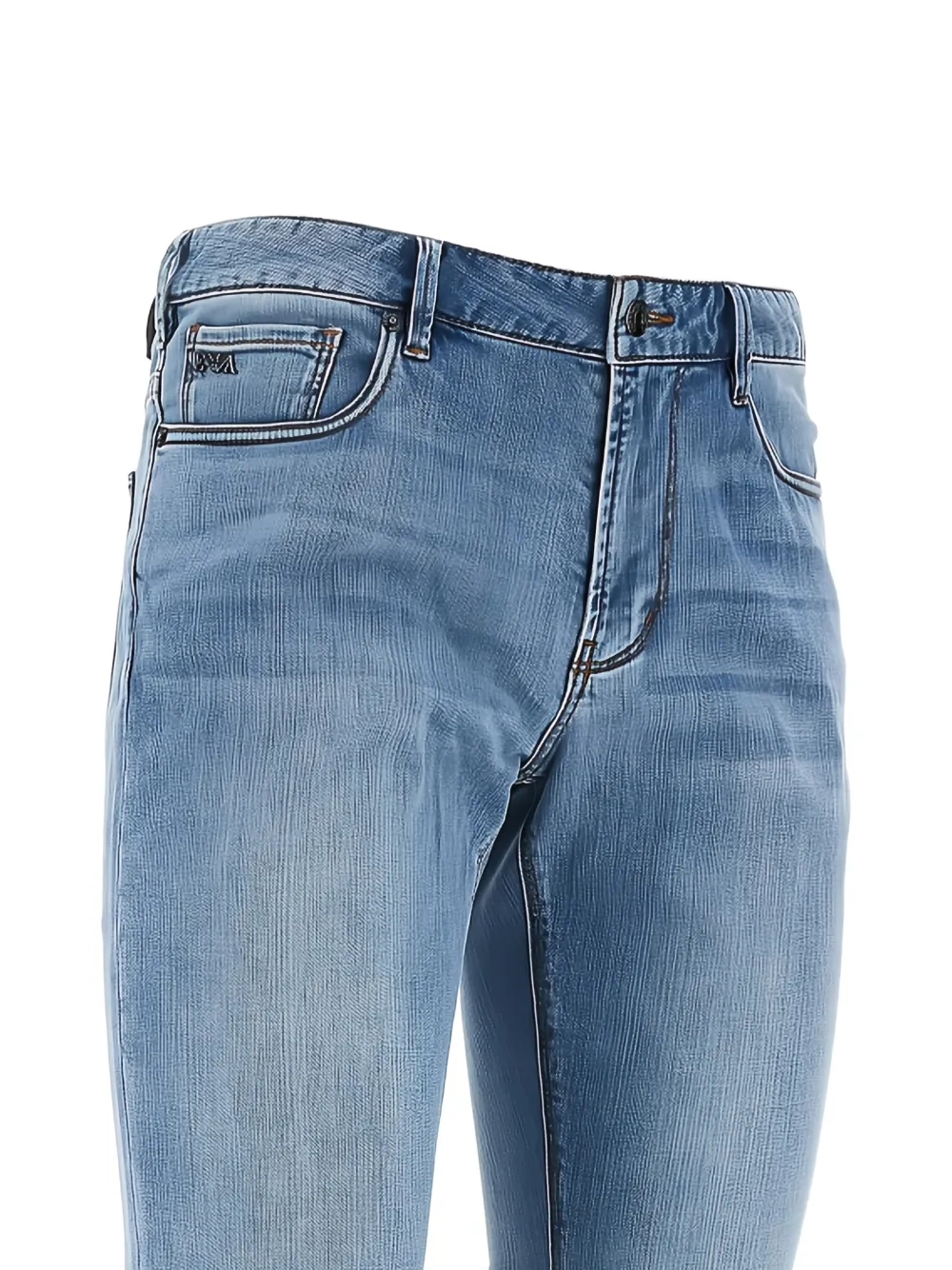 Emporio Armani J06 jeans met vijf zakken Blauw